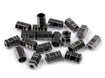 Kovová koncovka na šňůru Ø4 mm / ozdoba 10 ks