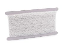 Krajka silonová 0109 šíře 14cm bílá METRÁŽ