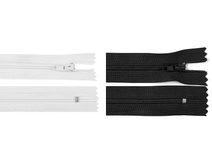 Autolock Spirálový Zip - Šíře 3 mm, Délka 30 cm - Pro Oděvy a Tašky