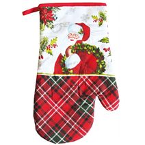 Kuchyňská chňapka 28x18 cm Uni vínová