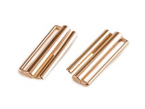 Kovová spona na kabáty, bundy, průvlek 38 mm