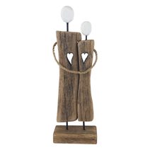 Dekorace zamilovaný pár D7370/2 - 9.5 × 5.5 × 28.5 cm