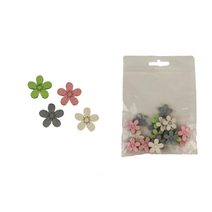 Dekorační kytky, 24 ks D3738 - dia 2 x 0,2 cm