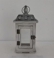 Dřevěná lucerna D7227 - výška 31 cm