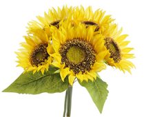 Umělá kytice slunečnice 25 cm