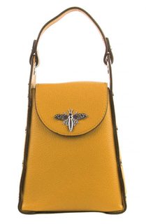 Menší dámská kabelka crossbody / do ruky žlutá