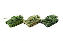 Tank RC T-80 plast 25cm s dobíjecím packem USB+adaptér na baterie 2 druhy 2,4 GHz v krabici