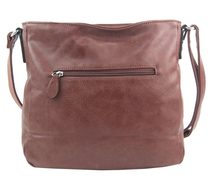 TESSRA Velká tmavě šedá crossbody dámská kabelka D5580