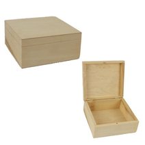 Dřevěný box střední 097072/S k dozdobení