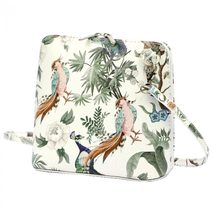 GREGORIO Kožená dámská crossbody kabelka šedá