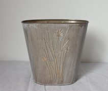 Květináč plechový K4325/1 - Round shape 16.5*15H B:12