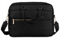 Peterson černá elegantní dámská taška na notebook a dokumenty