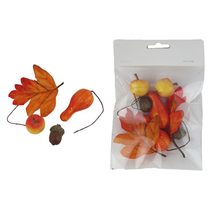 Podzimní přízdoby X5527 - 1,7-6,5 x 1,5-2,5 x 2-8,5 cm