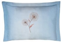 Povlak na polštář saténový panel LOOP modré