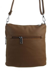 Malá crossbody dámská kabelka s přívěskem 1994-BB černá