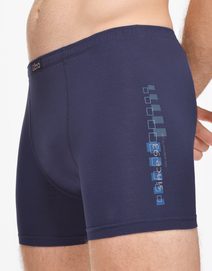 GINA pánské boxerky delší nohavička s potiskem 74176P