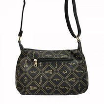 ESLEE Podélná dámská crossbody kabelka černá