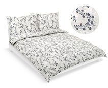Povlečení krep Mandevila bordó na banánovém 240x220, 2x70x90 cm