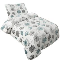 Povlečení mikroflanel struktura Vlnka béžová 140x200, 70x90 cm