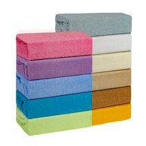 Prostěradlo Jersey LUX - 70x140 cm Béžová
