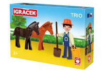 EFKO IGRÁČEK TRIO Farma set figurka s doplňky STAVEBNICE