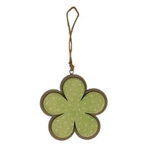 Květ zelený D1392-15 - dia 9,5 x 1,2 cm