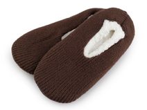 Pánská zimní domácí obuv s protiskluzem