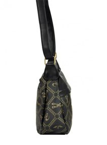 ESLEE Podélná dámská crossbody kabelka černá