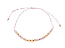 Náramek shamballa broušené korálky s AB efektem