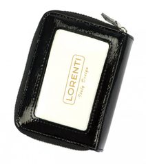 Kožená černá malá dámská peněženka RFID v krabičce Lorenti