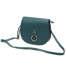 Malá béžová crossbody kabelka s pruhy H0439