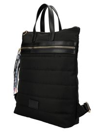 Černý dámský prošívaný batoh AM0289