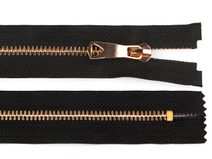 Kovový zip No 5 délka 25 cm s ozdobným jezdcem