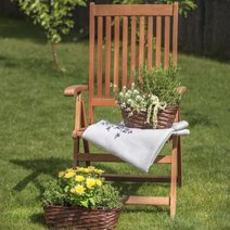 Květináč ovál hnědý P0992/1 - 25 x 16 x 10 cm