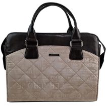 PUNCE LC-01 dámská kabelka pro notebook do 15.6 palce latté hnědá