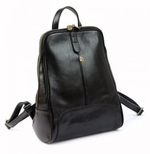 Kožená hnědá dámská kabelka do ruky Florencie