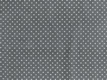 Bavlněná metráž / imitace lnu hrubší, puntík METRÁŽ