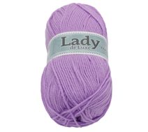 Příze LADY de Luxe - 100g / 238 m světlá fialová