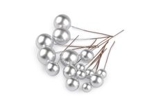 Kuličky / bobule na drátku - mix velikostí