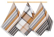 Kuchyňská zástěra ADÉLA Hnědá 7750/239 zástěra 67x84 cm