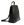 Kožený černý dámský módní batůžek se dvěma oddíly MiaMore