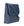 Kožená dámská crossbody kabelka v kroko designu džínově modrá