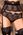 Erotický podvazkový pás Celandine black