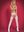 Žhavé punčochy S812 Tights red - Obsessive