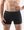 Krátké boxerky jednobarevné Eco Bamboo (černá - 58/60)