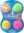 PEXI PlayFoam modelína dětská pěnová boule se třpytkami set 8 barev