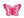 Nažehlovačka motýl s flitry (4 růžová malinová)