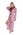 Flora Mauve Wine - Dámský Župan s Límcem - Model 25 56 4803