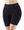GINA dámské boxerky prodloužené, kratší nohavička, bezešvé, klasické, jednobarevné Eco Bamboo 03019P (černá - M/L)