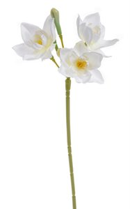 Umělý narcis 36 cm - bílá